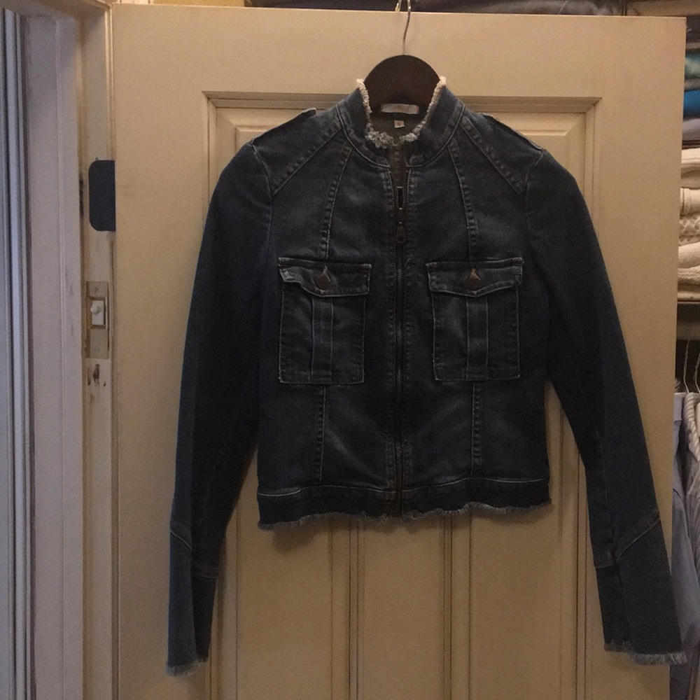 Joie Blue Denim Jacket Small